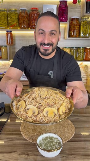 اطيب واسرع اكله رز مع فطرولحمه طعم رهيببببب #chefabodanial