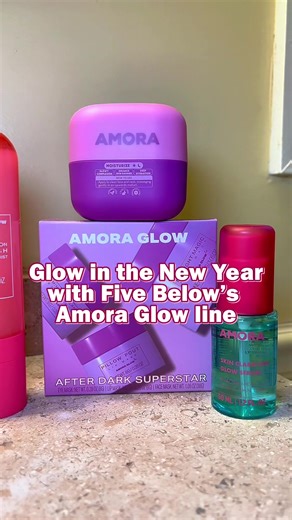 my new year's glow? thx, it's Amora Glow 💅 #fivebelow #fivebelowfinds #newyears #newyear #skincare #amora #amoraskincare