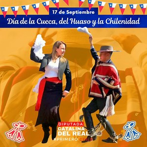 Hoy 17 de septiembre se celebra el Día Nacional de la Cueca, el Día del Huaso y de la Chilenidad. Día donde celebramos nuestro baile nacional y las tradiciones de Chile. ¡VIVA CHILE! 🇨🇱 | Catalina Del Real
