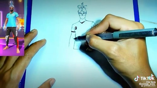 Learn to Draw Free Fire Characters and Cartoons- Step-by-Step Tutorial