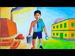 Child labour drawing