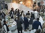 Shocking moment huge brawl breaks out at lavish Bolton wedding