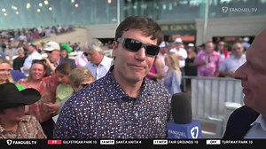 57K views · 584 reactions | "Being a local horse, everybody loves him." Jake Delhomme catches his breath with Simon Bray after watching his LA-bred TOUCHUPONASTAR lead the field gate-to-wire in the $500,000 New Orleans Classic (G2). More action from @fairgroundsnola coming up on @FanDuelTV.  Bet it with @FanDuel Racing. https://racing.fanduel.com/racetracks/FG/fair-grounds?race=10 | FanDuel Racing | Facebook