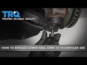 How to Replace Front Lower Ball Joint 11-14 Chrysler 200