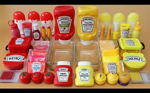 slime助眠│番茄酱&黄芥末酱色系混泥│破坏化妆品│声控解压│黄油泥│Jenny slime