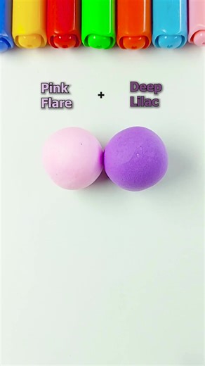 Pink Flare Deep Lilac color mix #oddlysatisfying #satisfying #asmr #painting | Color Mixing Extra