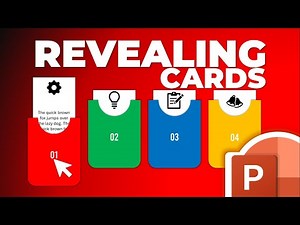 How to Create Smooth Revealing Cards Animation | PowerPoint Morph