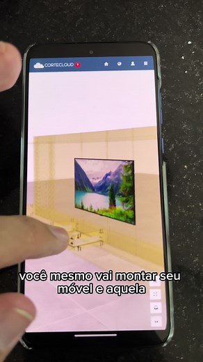 @cortecloud 🏡 Quer dar um up na sua casa sem gastar muito? Descubra como o Cortecloud pode ser seu aliado na criação de móveis planejados incríveis! No meu último reels, mostro como qualquer pessoa pode projetar um painel de TV com ripado diretamente do celular ou navegador. É fácil, rápido e econômico! 📱💡 👷‍♂️👩‍💼 Não importa se você é marceneiro profissional ou entusiasta do DIY, o Cortecloud é para todos! Dê uma olhada e veja como você também pode economizar e personalizar seu espaço. 👏