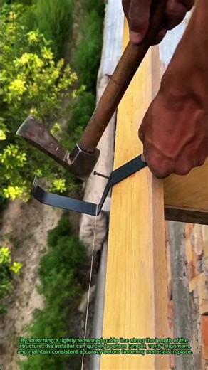 This Simple String Line Tool Delivers Perfectly Straight Framing Every Time! 🔨📏