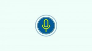 Download Microphone Voice Control Icon Animation for free
