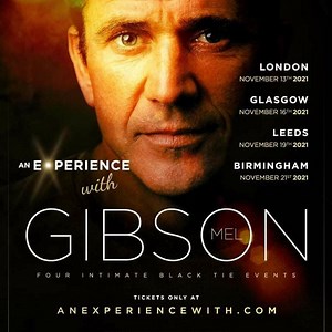 Spend an evening with Award winning Actor, Director and Producer MEL GIBSON this November 2021... Hear untold stories and anecdotes from his unbelievable career! LAST TICKETS REMAINING!❤ | An Experience With