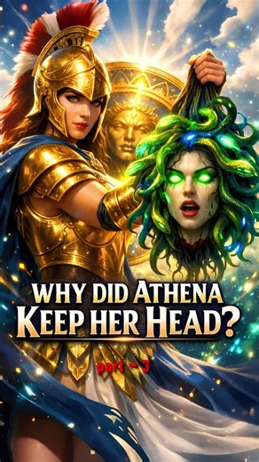 THE REAL TRUTH AFTER MEDUSA’S DEATH! #medusa Greek mythology tells us that Perseus killed Medusa with Athena’s help… But the real mystery begins after her death. Why did Perseus keep Medusa’s head? Why did Athena carve it on her shield, The Aegis? And why did Medusa’s face appear on ancient temples, coins, and war armor? Historians suggest a shocking truth — Medusa wasn’t just a monster. She was a symbol of power… whose story was rewritten to glorify a political conquest. In this video, discover