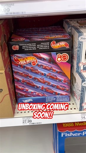 Hot Wheels Mattel 80 Anniversary Multipack #hotwheels #diecastcollector #unboxing