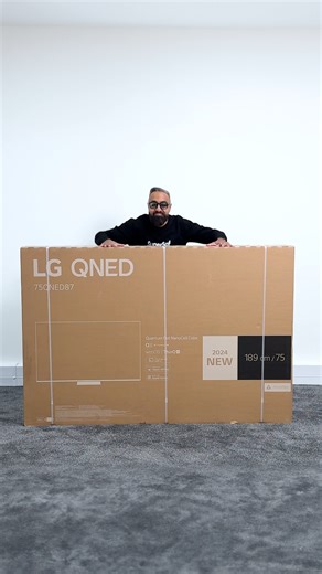 754K views · 3.9K reactions | Unboxing the new 2024 LG QNED87 75 inch TV  . . . . . . . . #asmr #asmrvideo #loop #perfectloop #unboxing #supersaf #asmrsounds #QNED87 #BestTV #LGTV Images/Videos Copyright © 2024 SuperSaf. Please DO NOT reupload this video. | SuperSaf | Facebook