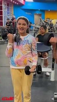 CWE | Workout time #thegreatkhali With #daughter