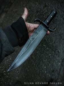 Large Bowie Style Kitchen Knife - Etsy