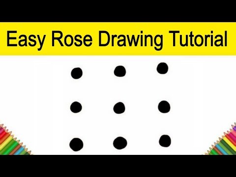 🌹 How to Draw a Beautiful Rose Step by Step | Easy Rose Drawing Tutorial