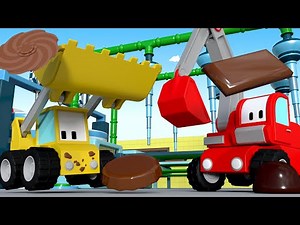 초콜릿 공장 - 타이니 트럭과 함께 배워요 👶 🚚 교육 만화 Learn with Tiny Trucks - Educational Korean Cartoons for Kids