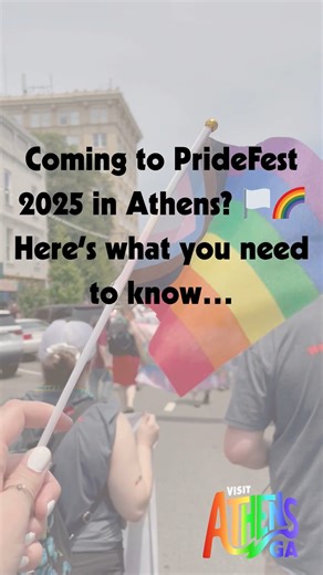🎉 Headed to #PrideFest2025 in Athens, GA? We’ve got the inside scoop! From parade tips to drag queen hacks, family-friendly fun to the after-dark vibes — our Insider’s Guide has everything you need to slay the day. 🌈✨ 👀 Link in bio to read it before you hit the streets! #FromAthensWithPride #AthensGA #LGBTQTravel #PrideTips #DragQueenAdvice #AthensPride #LoveIsLove #VisitAthensGA @athensprideandqueercollective | Visit Athens, Georgia