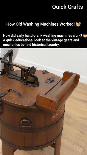 How Old Washing Machines Worked! #shorts