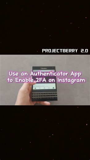 How to Enable 2FA on Facebook & Instagram Apps | #blackberry10 #2025 #blackberrypassport