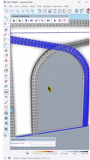 32K views · 681 reactions | Align Patterns Along an Arch in SketchUp...