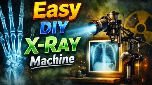 DIY mini X-ray machine secrets powered by USB