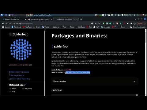 Spiderfoot Install On Kali Linux || How To Install Spiderfoot