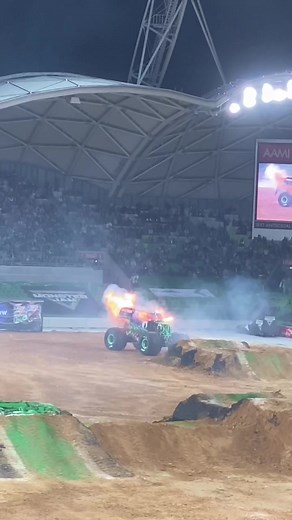Grave Digger Monster Truck Thrills at Monster Jam 2022 in Australia