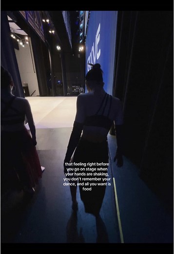 Coping with Stage Fright Before a Dance Performance