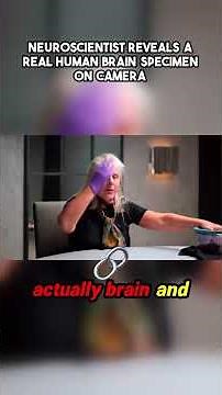 🤯 A Real Human Brain & Spinal Cord Revealed LIVE! You Have to See This Dissection.