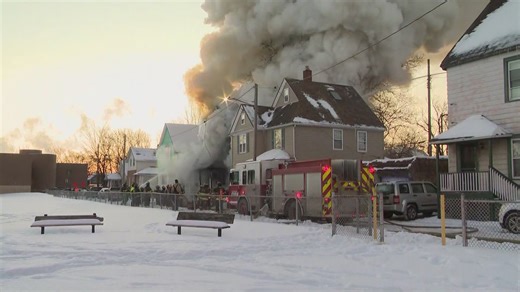 Man taken to hospital following fire at home in Cleveland's Tremont neighborhood