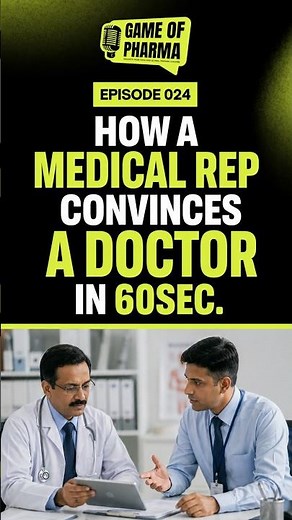 How A Medical Rep Convinces A Doctor In 60sec | Best Pharma Sales Pitch | Best Pharma Sales Podcast