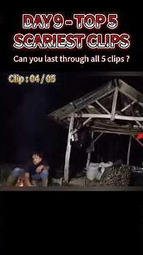 Top 5 Scariest Clips – Can You Watch All 5? #day9 #horror #scary