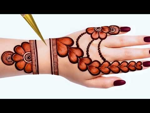 Eid special heart simple unique style mehndi design | new easy #mehndi design 2026 | mehandi designs