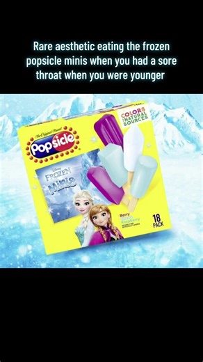 Just me? Lowkey craving these rn #sorethroat#frozen#popsicle#anna#elsa | frozen popsicles