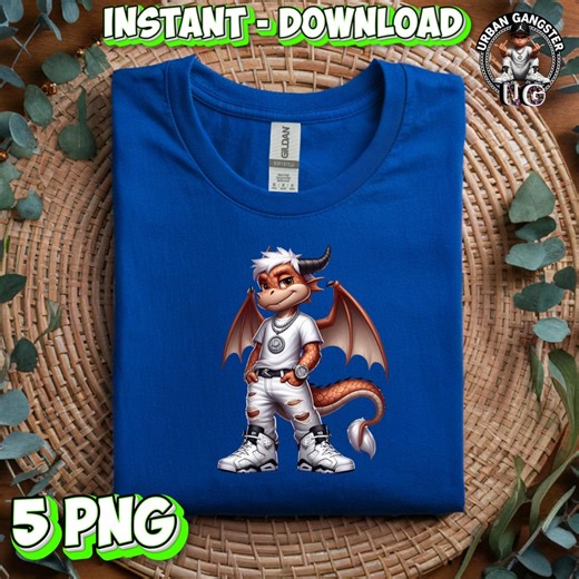 Urban Gangster Dragon Art | Urban Trap Designs | Fantasy Fan Art | Pop Culture Designs | Instant Digital Downloads | Sublimation | - Etsy
