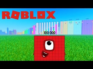 Numberblocks Roblox 1 - 100000000 - SUPER SPEED