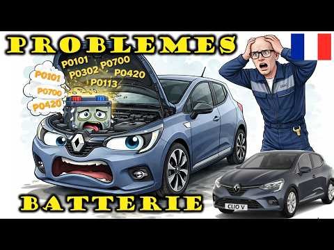 🇲🇫 Problems caused by a weak battery - Renault Clio 5 - 1.0 TCe100 engine