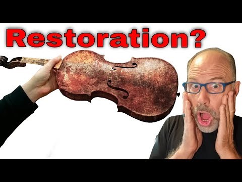 Violinmaker reacts to "Ancient Violin Restoration" Video