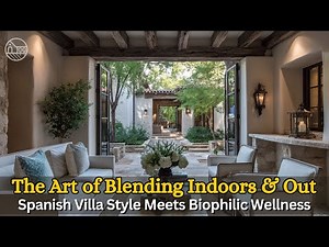 Spanish Villa Vibes in a Small Space: Blending Indoor & Outdoor Living