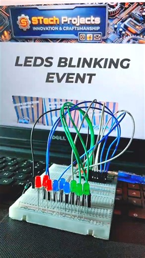 Led Blinking Project. #shorts
