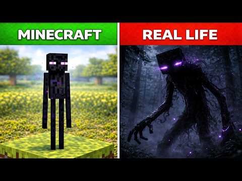 Minecraft VS Real Life – The Realistic Version! 😱