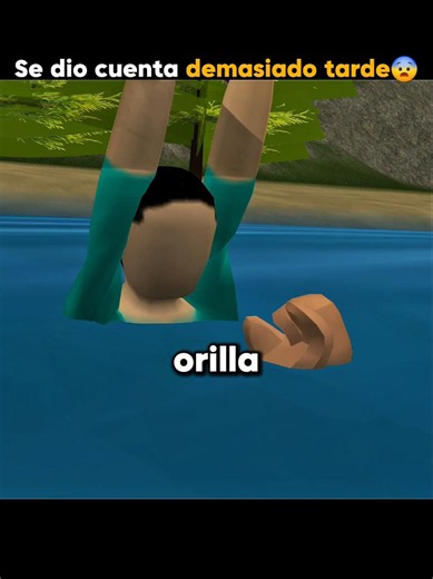 Se dio cuenta demasiado tarde😨 #roblox