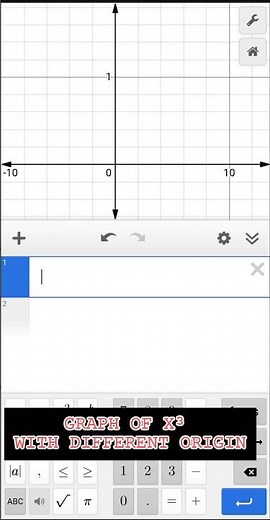 📈 Graph of x³ with Different Origins in Desmos | Math Shorts