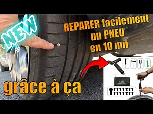 Réparer un pneu en 10 minutes sans démontage !