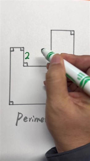 Solving perimeter of this shape