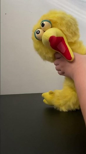 Playskool Sesame Street Pull String Talking Big Bird Stuffed Plush Vintage 1996 demo