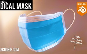 【Blender教程】做一个细节满满的口罩