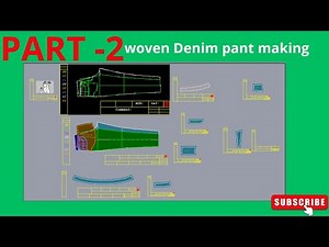 how to make woven pant part-2